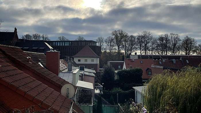 Ausblick vom Balkon